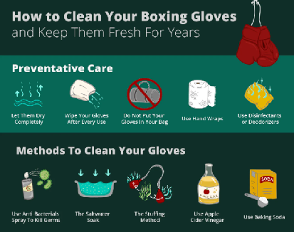 how to clean boxing gloves